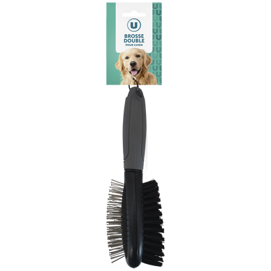 Brosse double face pour chien,  168g