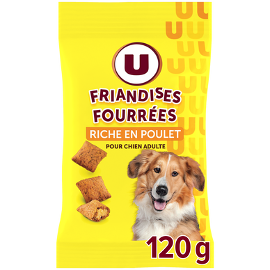 Pillows au poulet pour petit chien U 120g