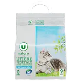 Litière végétale pour chat haute absorption 10L