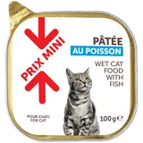 Barquette pour chat Pâtée au poisson PRIX MINI - barquette 100g
