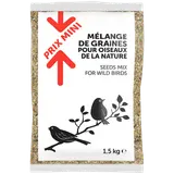 Mélange graines pour oiseaux de la nature, PRIX MINI, sac de 1,5kg