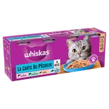 Boîtes chat La Carte du Pêcheur en gelée WHISKAS - 4x390g