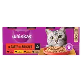 Boîtes chat La Carte du Boucher en sauce WHISKAS - 4x400g