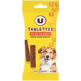 Friandises Tablettes pour chien riches en boeuf 10 unités de 104g