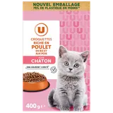Croquettes pour chaton riches en poulet  400g