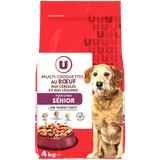 Croquettes au boeuf pour chien senior 4kg