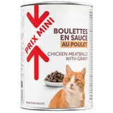 Boîte pour chat Boulettes sauce pouletPRIX MINI - 400g