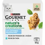 Fraîcheur chat Nature's Creations Poisson Océan Thon GOURMET - 8x85g