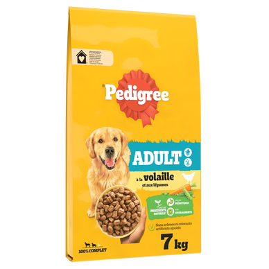 Croquettes moyen et grand chien à la volaille et aux légumes PEDIGREE- 7kg