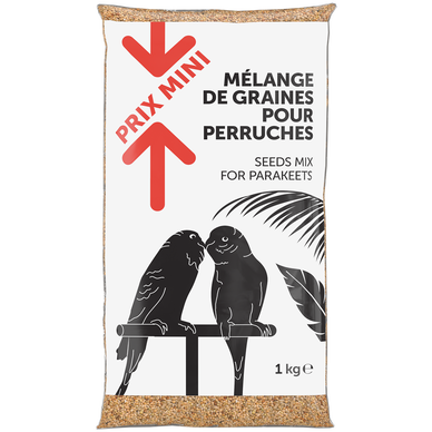 Mélange de graines pour perruches PRIX MINI sac 1kg