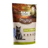 Croquettes chat stérilisé poulet sans céréales PHYSYO - 1,5 kg