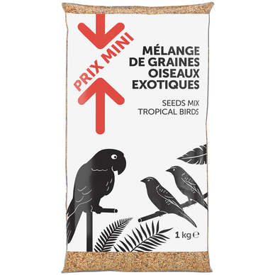 Mélange de graines pour bengalis PRIX MINI sac 1kg