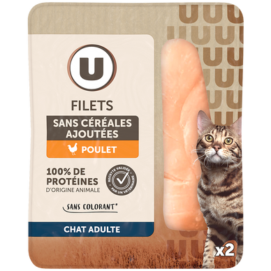 Friandises Filets de poulet haute nutrition pour chat 25g