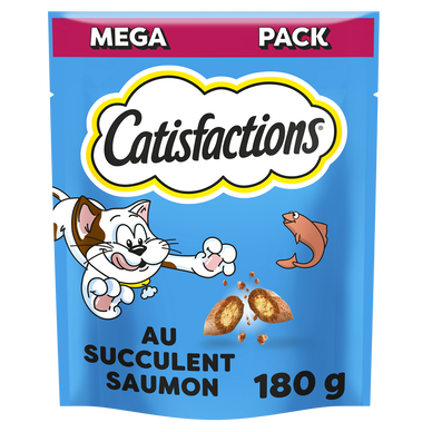 Maxi Friandises chat et chaton au saumon CATISFACTIONS - 180g