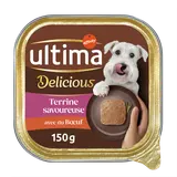 Terrine au boeuf pour Petit Chien Boeuf ULTIMA 150g