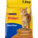 Croquettes pour chats stérilisés avec un délicieux mélange de Poulet et de Dinde avec des Légumes sac de 7,5 kg