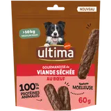 Viande Séchée pour Chien Medium Maxi Boeuf ULTIMA 60g