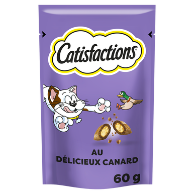 Friandises chat et chaton au canard CATISFACTIONS - 60g