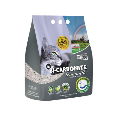 Litière bi carbonite, TRANQUILLE, sac 5L