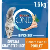 Croquettes pour chat stérilisé Poulet PURINA ONE - 1,5kg