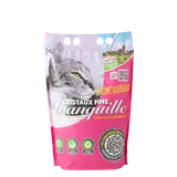 Litière Cristaux Fins Charbon actif sac recyclable TRANQUILLE 3,7L