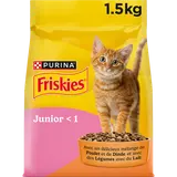 Croquettes pour chatons Junior Poulet et Dinde FRISKIES - 1,5kg
