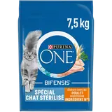 Croquettes pour chat adulte stérilisé 0 Poulet PURINA ONE - 7,5kg