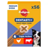 Bâtonnets à macher hygiène dentaire moyen chien Dentastix PEDIGREE x56- 1440g