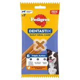 Bâtonnets à macher hygiène dentaire moyen chien Dentastix PEDIGREE x7-180g