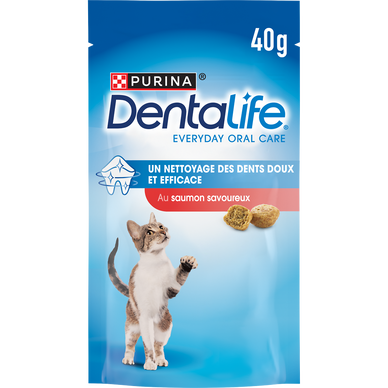 Friandises pour chat au Saumon DENTALIFE - 40g