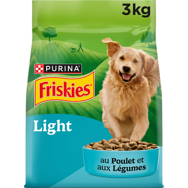 Croquettes pour chien adulte Light Poulet FRISKIES - 3kg