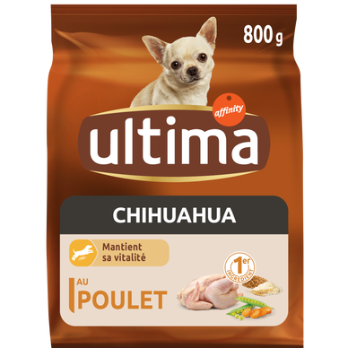 Croquettes pour chien Chihuahua ULTIMA, 800g