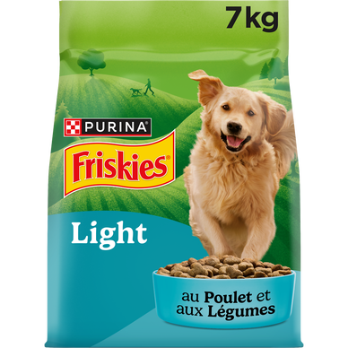 Croquettes pour chien adulte Light Poulet FRISKIES - 7kg