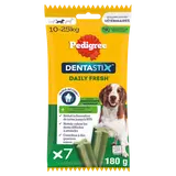 Bâtonnets à macher hygiène dentaire moyen chien Dentastix Fresh PEDIGREE x7 - 180g