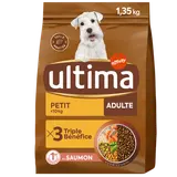 Croquettes pour chien mini adulte saumon ULTIMA 1,35kgs