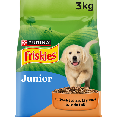 Croquettes pour chiots Junior Poulet FRISKIES - 3kg
