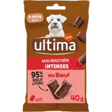 Mini Snack pour chien Mini Bouchées Plaisir au Boeuf ULTIMA, 40g