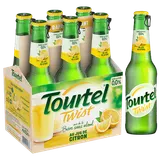 Bière aromatisée citron sans alcool TOURTEL TWIST, 0,0° - Bouteilles 6x27,5cl