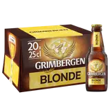 Bière blonde GRIMBERGEN, 6,7° - Bouteilles 20x25cl