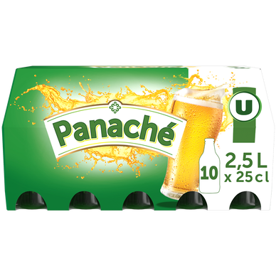 Panaché  0,5°, pack bouteille 10x25cl