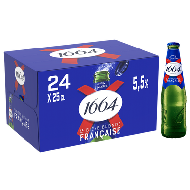 Bière blonde 1664 5.5° 24x25cl