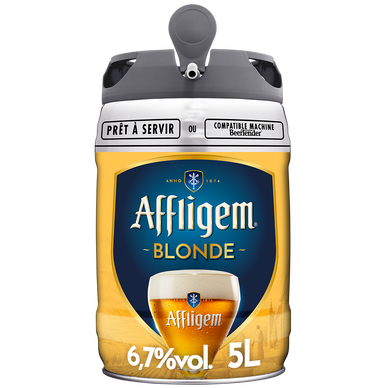 Bière blonde AFFLIGEM, 6,7°, fût pression de 5l