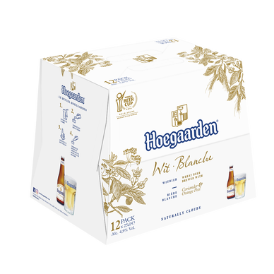 Bière blanche HOEGAARDEN, 4,9° - bouteille 12x25cl