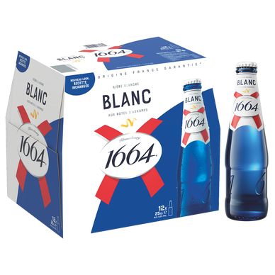 Bière blanche 1664, 5° - Bouteilles 12x25cl