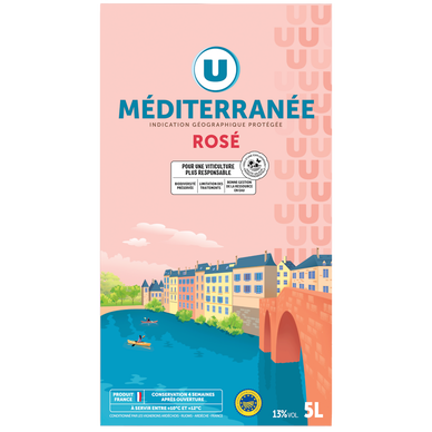 Vin rosé IGP Méditerranée - Fontaine à vin 5L