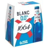 Bière blanche sans alcool 1664, 0,0° - Bouteilles 6x25cl