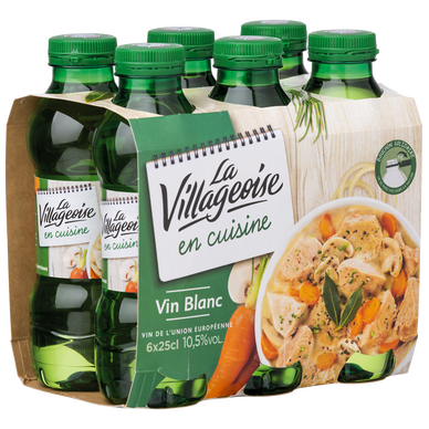 VCE VSIG blanc La Villageoise en cuisine 6x25cl