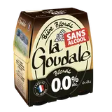 Bière blonde sans alcool à l'ancienne LA GOUDALE 0,0° 6x25cl