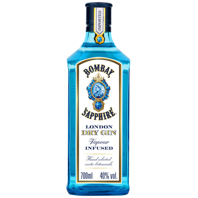 Gin BOMBAY SAPPHIRE, 40°, bouteille de 70cl