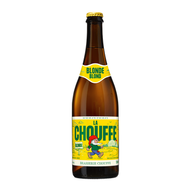 Bière belge blonde LA CHOUFFE, 8°, bouteille de 75cl